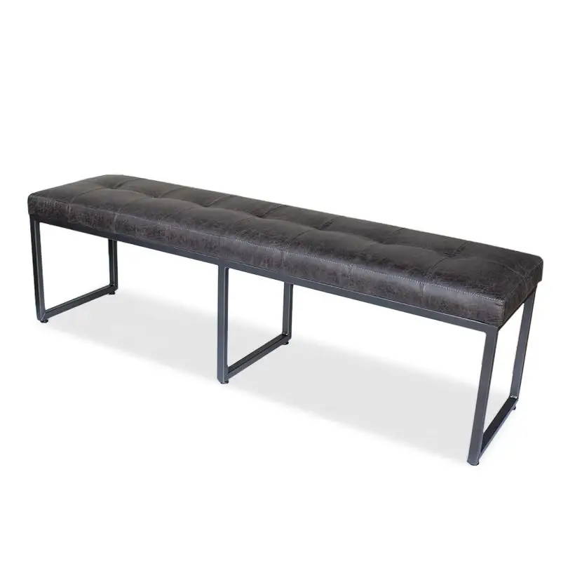 Uitverkoop Eetkamerbank - Atlanta - leer Colorado antraciet 01 - 200 cm
