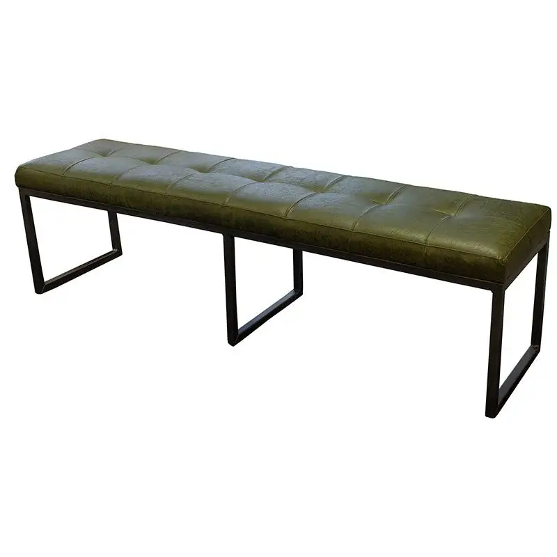 Veilige Betaling Eetkamerbank - Atlanta - leer Colorado groen 08 - 200 cm