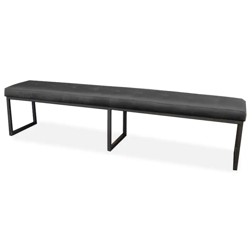 Voordeelprijs Eetkamerbank - Atlanta - stof Element antraciet 01 - 200 cm