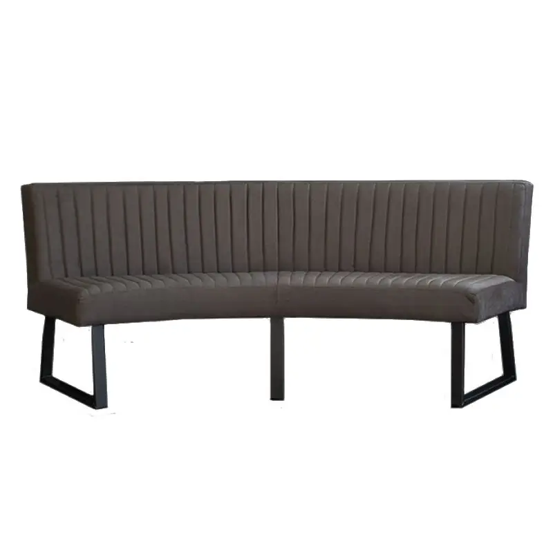 Eetkamerbank - Hengelo - stof Element antraciet 01 - geschikt voor ovale tafel 200 cm Actieprijs