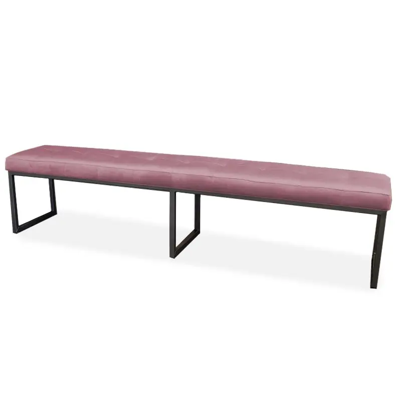 Koop Online Eetkamerbank - Atlanta - stof Element roze 10 - 200 cm