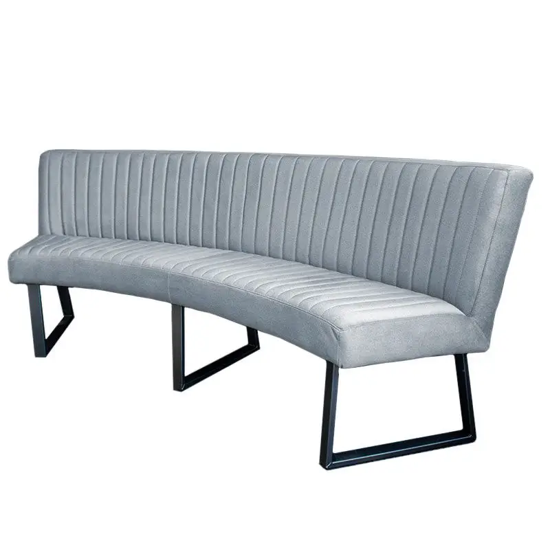 Laatste Kans Eetkamerbank - Hengelo - stof Element lichtblauw 16 - geschikt voor ovale tafel 200 cm