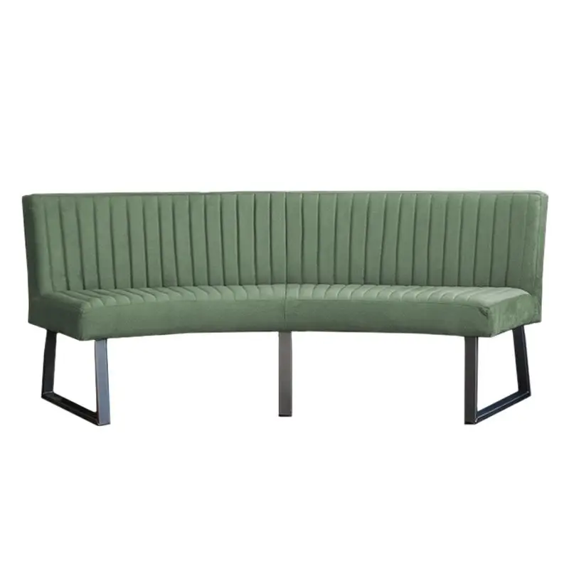 Koopje Eetkamerbank - Hengelo - stof Element lichtgroen 11 - geschikt voor ovale tafel 240 cm