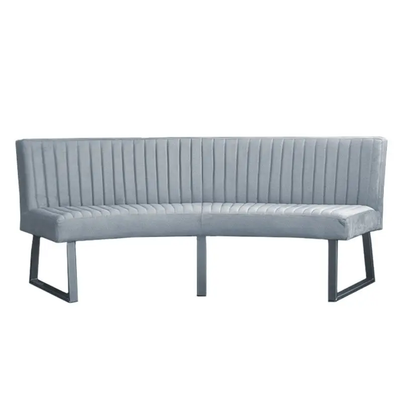 Eetkamerbank - Hengelo - stof Element lichtblauw 16 - geschikt voor ovale tafel 240 cm Express Levering