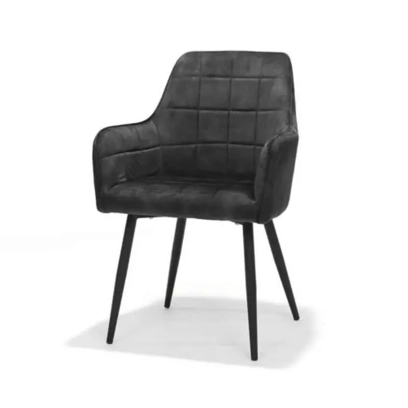 Speciale Aanbieding Eetkamerstoel - Donovan - stof Adore antraciet