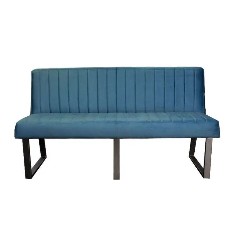 Lage Kosten Eetkamerbank - Hengelo - stof Element petrol 14 - 200 cm