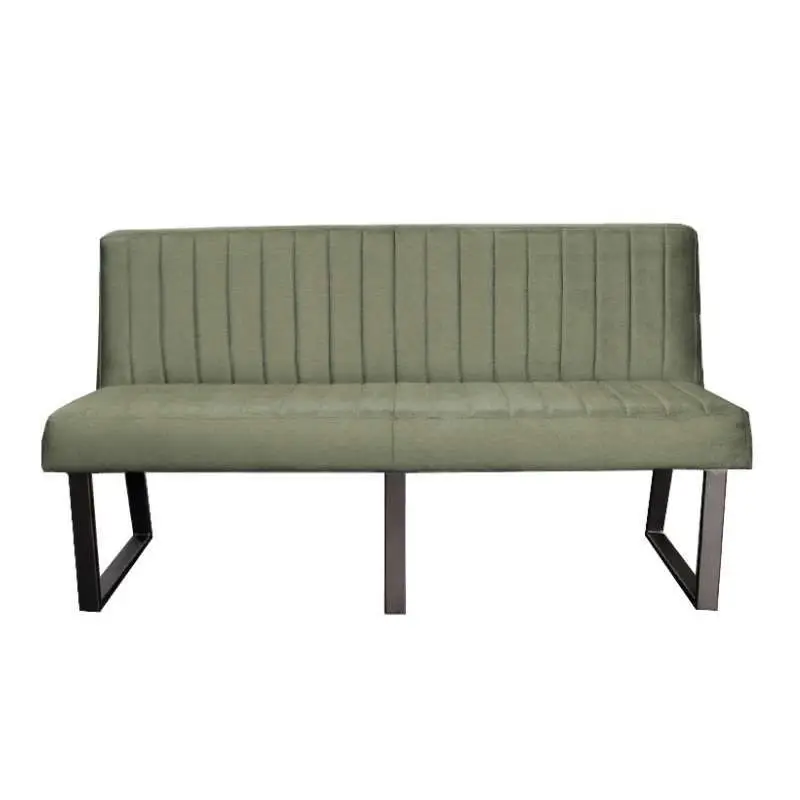 Fabrieksprijs Eetkamerbank - Hengelo - stof Element lichtgroen 11 - 220 cm
