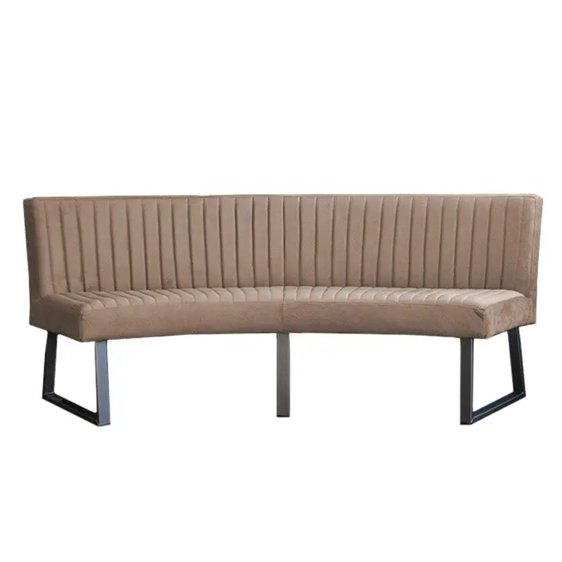 Eetkamerbank - Hengelo - stof Element beige 06 - geschikt voor ovale tafel 200 cm Uitverkoop