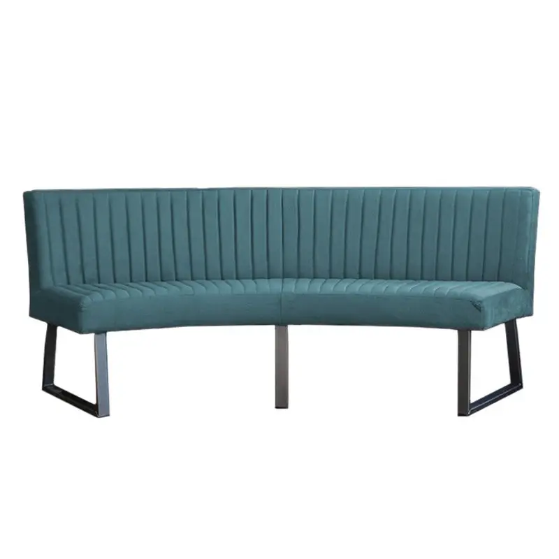 Eetkamerbank - Hengelo - stof Element petrol 14 - geschikt voor ovale tafel 200 cm Premium
