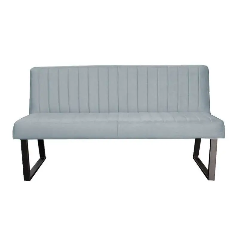 Betaalbaar Eetkamerbank - Hengelo - stof Element lichtblauw 16 - 140 cm