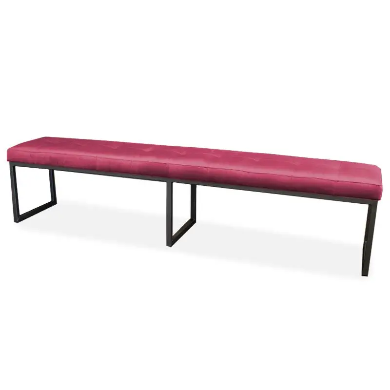 Weekendaanbieding Eetkamerbank - Atlanta - stof Element fuchsia 19 - 200 cm