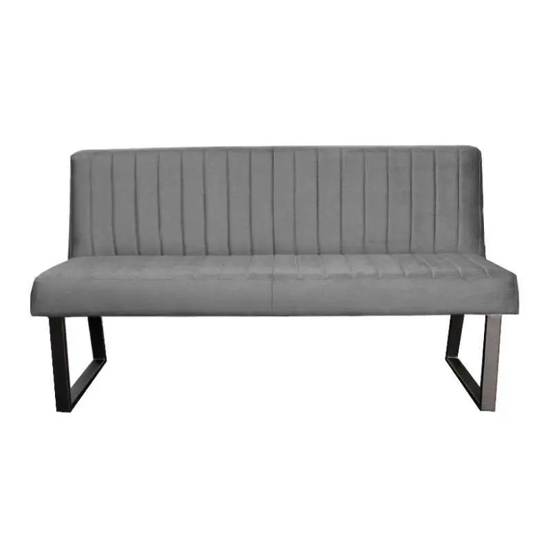 Eetkamerbank - Hengelo - stof Element cementgrijs 23 - 140 cm Goedkoop