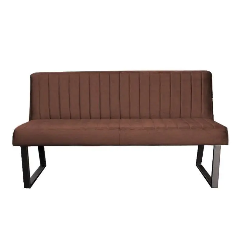 Eetkamerbank - Hengelo - stof Element donkerbruin 25 - 140 cm Lage Kosten