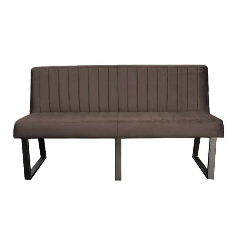 Weekendaanbieding Eetkamerbank - Hengelo - stof Element antraciet 02 - 180 cm