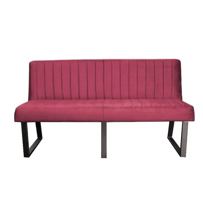Beperkte Voorraad Eetkamerbank - Hengelo - stof Element fuchsia 19 - 220 cm