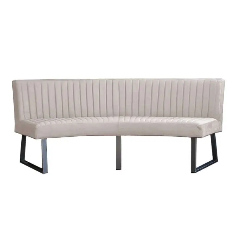 Koopje Eetkamerbank - Hengelo - stof Element zand 17 - geschikt voor ovale tafel 240 cm