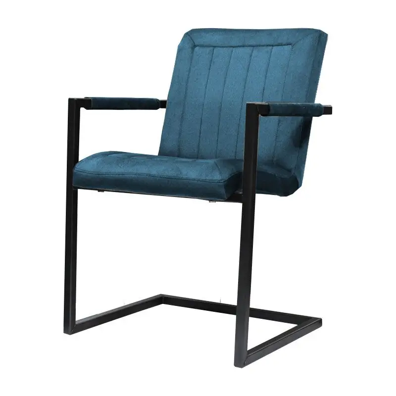 Exclusieve Aanbieding Eetkamerstoel - Lara met leuning - stof Element petrol 14