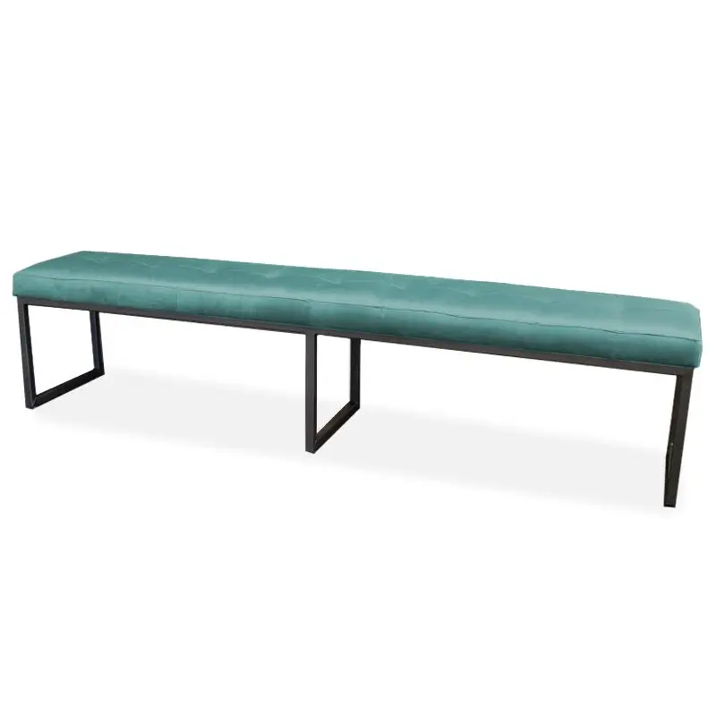 Express Levering Eetkamerbank - Atlanta - stof Element turquoise 15 - 140 cm