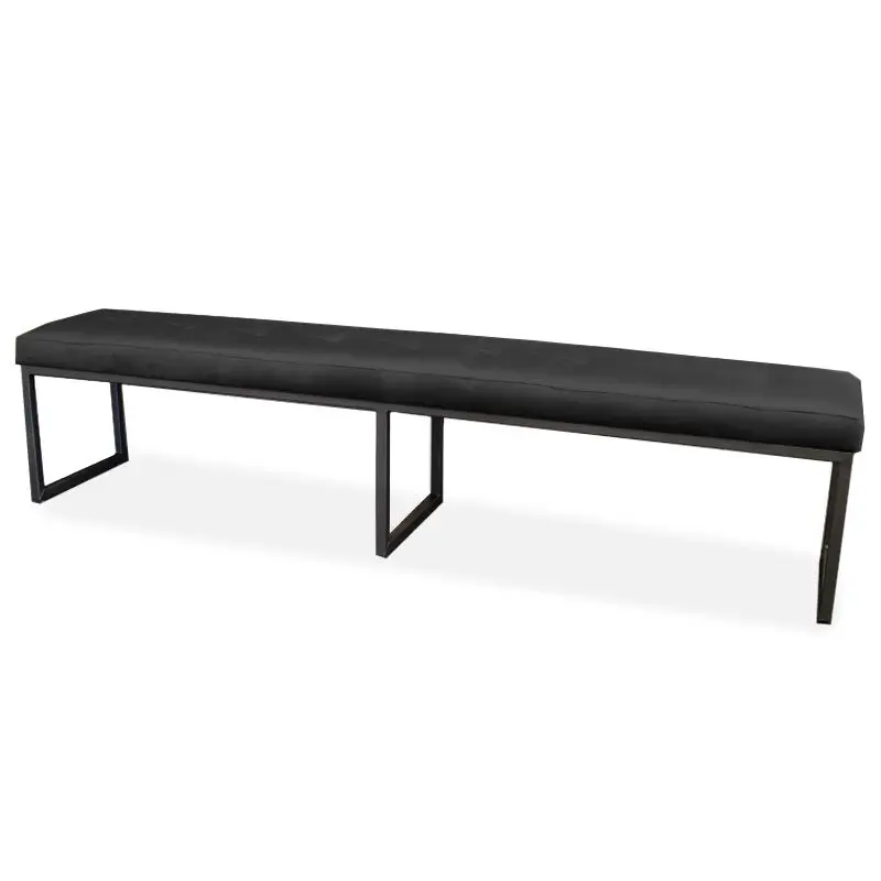 Gereduceerde Prijs Eetkamerbank - Atlanta - stof Element donkergrijs 22 - 140 cm