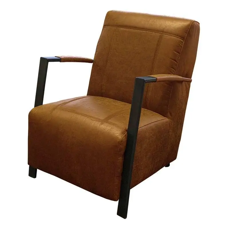 Fauteuil - Rosetta - leer Colorado cognac 03 Lage Kosten