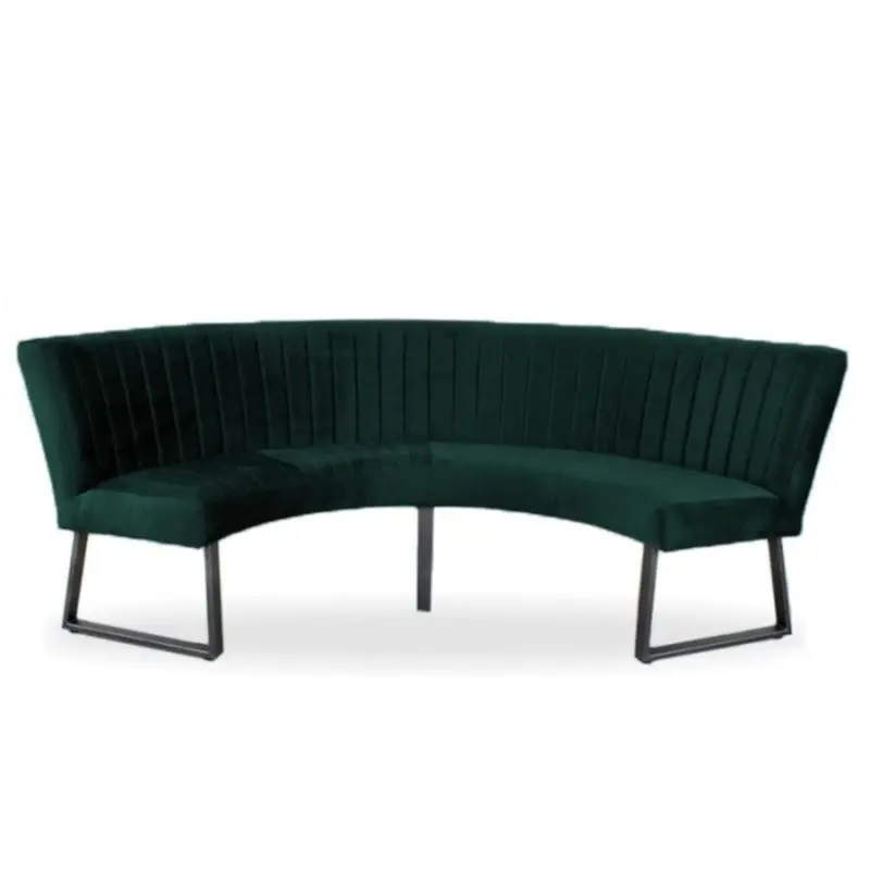 Exclusieve Aanbieding Eetkamerbank - Hengelo - stof Element groen 12 - geschikt voor tafel 130 cm
