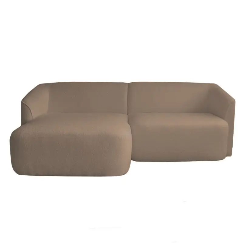 Gratis Retour Hoekbank - Evora - links - stof now or never taupe 16