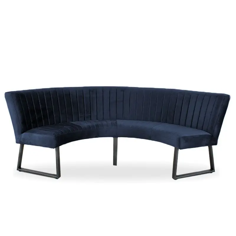 Eetkamerbank - Hengelo - stof Element blauw 13 - geschikt voor tafel 150 cm Actieprijs