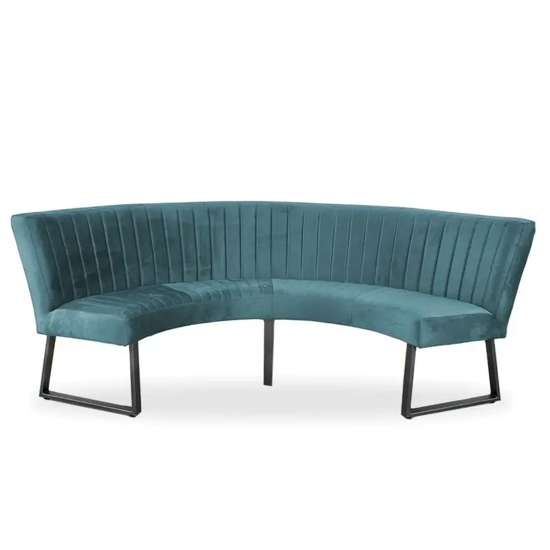 Eetkamerbank - Hengelo - stof Element petrol 14 - geschikt voor tafel 150 cm Gratis Retour