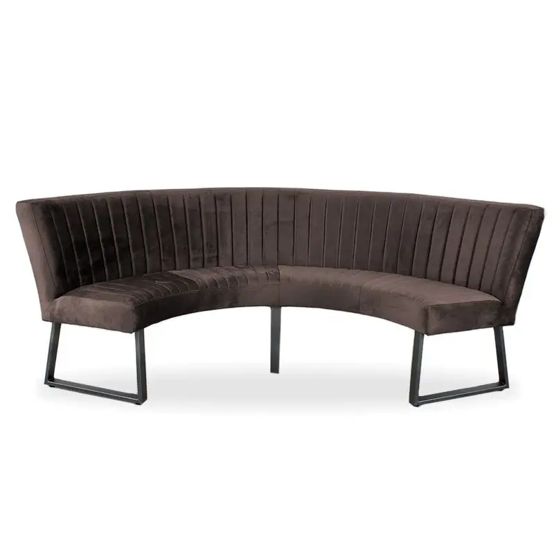 Eetkamerbank - Hengelo - stof Element antraciet 02 - geschikt voor tafel 130 cm Uitverkoop
