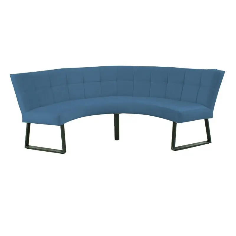 Koop Online Eetkamerbank - Amsterdam - stof Element azure 21 - geschikt voor tafel 150 cm