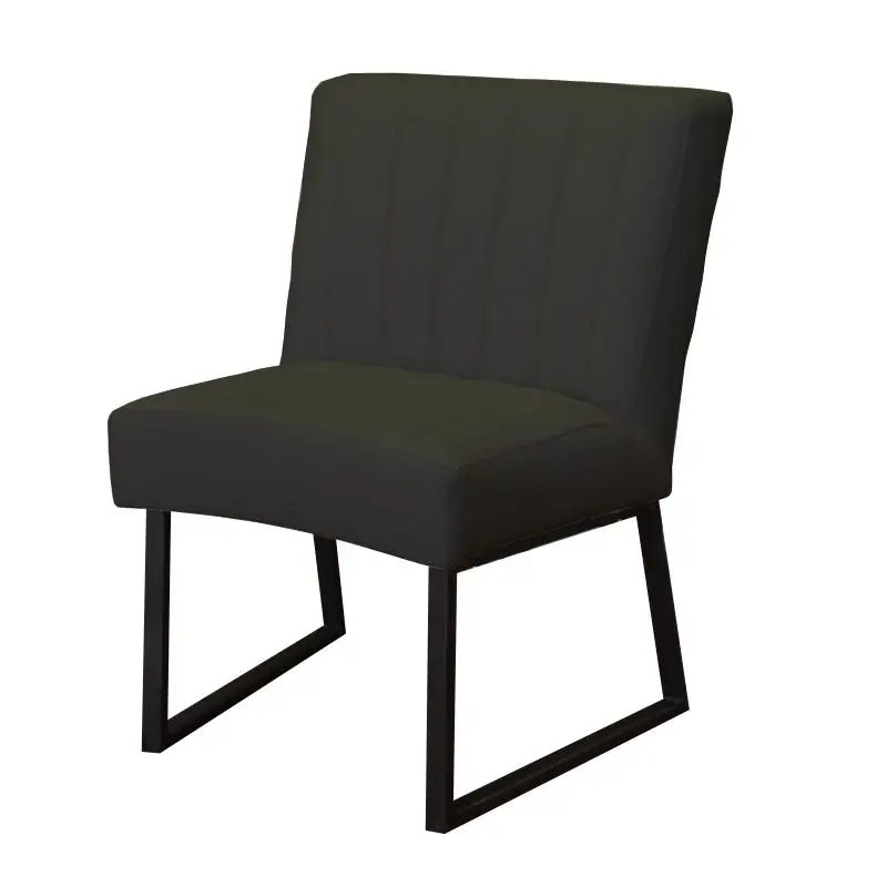 Eetkamerstoel - Hengelo - geschikt voor ronde tafel - stof Element antraciet 02 Dagaanbieding