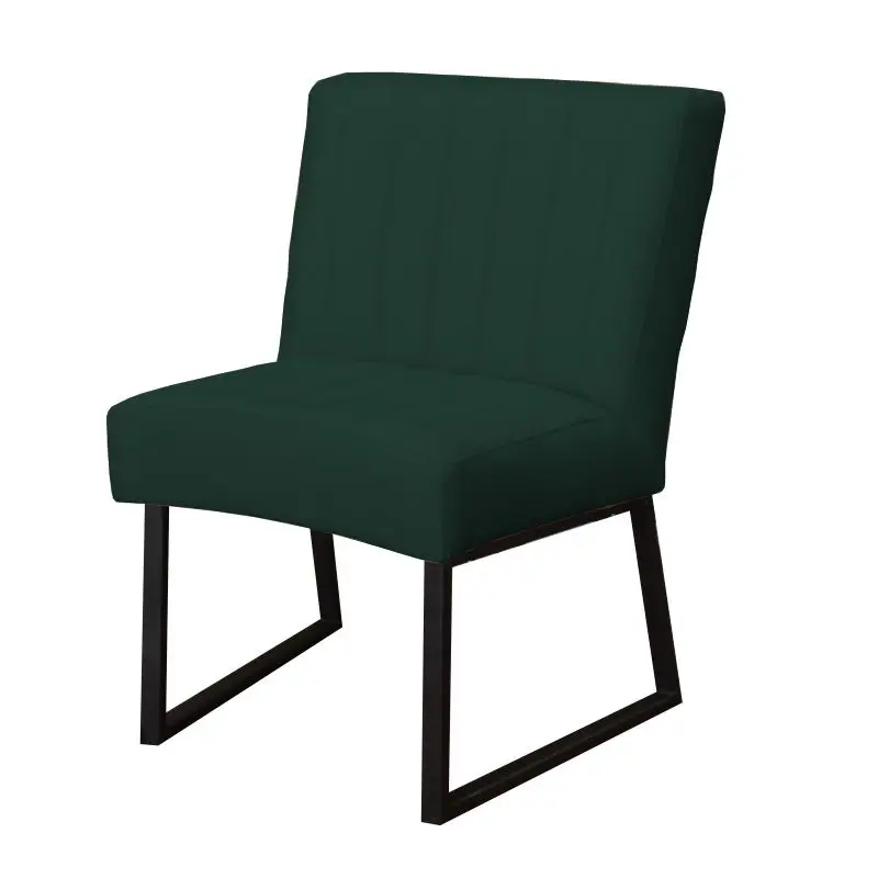 Eetkamerstoel - Hengelo - geschikt voor ronde tafel - stof Element groen 12 Dagaanbieding