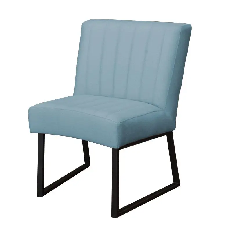 Eetkamerstoel - Hengelo - geschikt voor ronde tafel - stof Element lichtblauw 16 Exclusieve Aanbieding