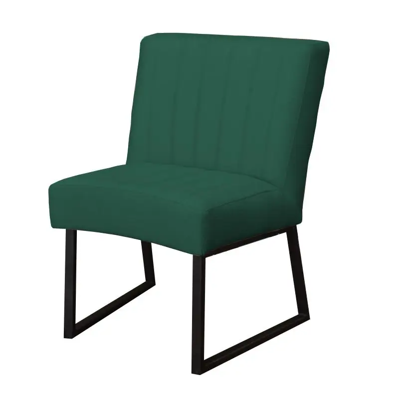 Eetkamerstoel - Hengelo - geschikt voor ronde tafel - stof Element bosgroen 20 Weekendaanbieding