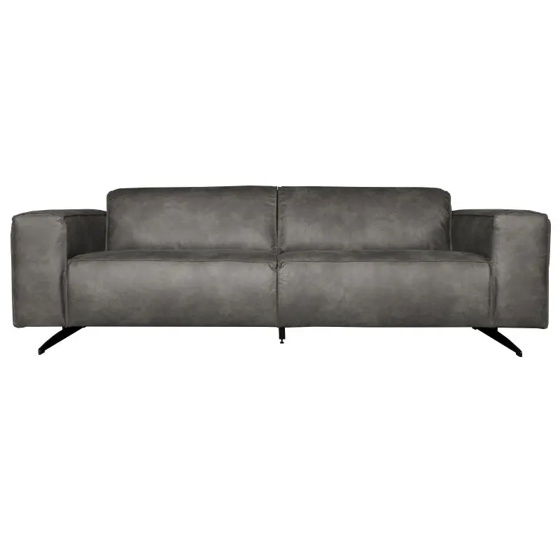 3 zitsbank - Lambada - leer Hunter grijs 104 Favoriet