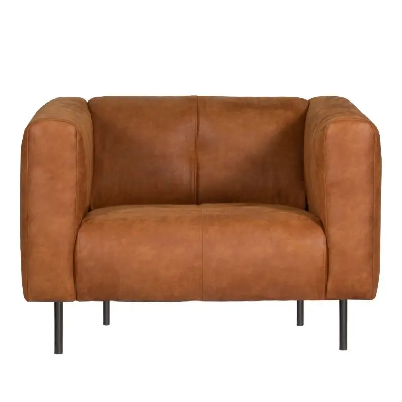 Fauteuil - Almada - leer Bull cognac 28 Koop Vandaag