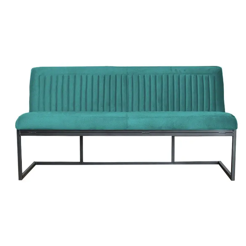 Alleen Vandaag Eetkamerbank - Lara - stof Element turquoise 15 - 160 cm