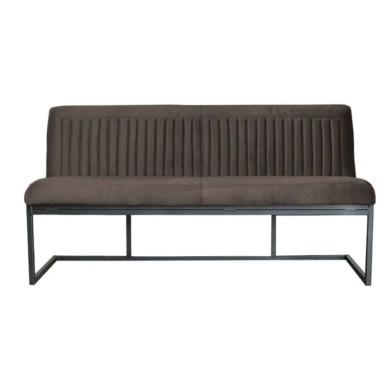 Eetkamerbank - Lara - stof Element donkerbruin 25 - 160 cm Koopje