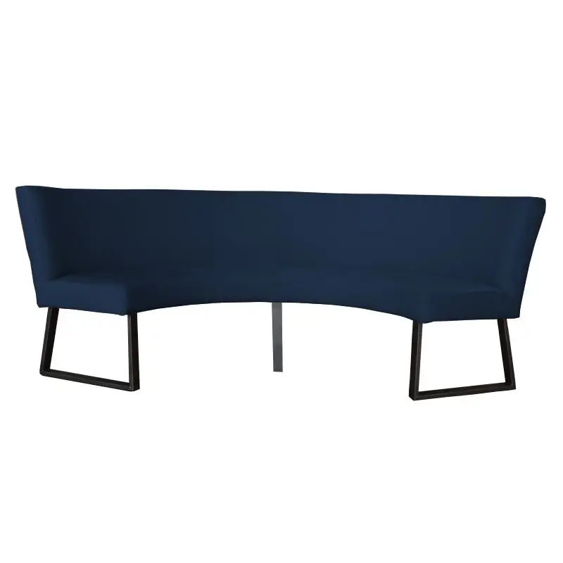 Beperkte Voorraad Eetkamerbank - Rotterdam - stof Element blauw 13 - geschikt voor tafel 130 cm