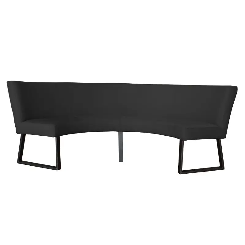 Eetkamerbank - Rotterdam - stof Element donkergrijs 22 - geschikt voor tafel 130 cm Actieprijs
