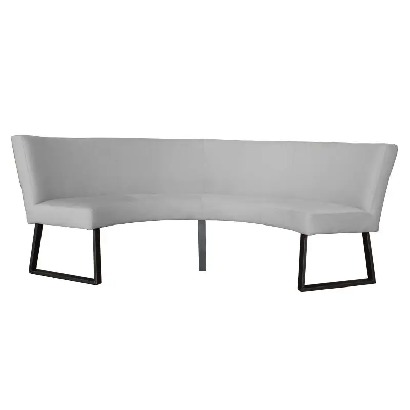Direct Beschikbaar Eetkamerbank - Rotterdam - stof Element steengrijs 24 - geschikt voor tafel 130 cm