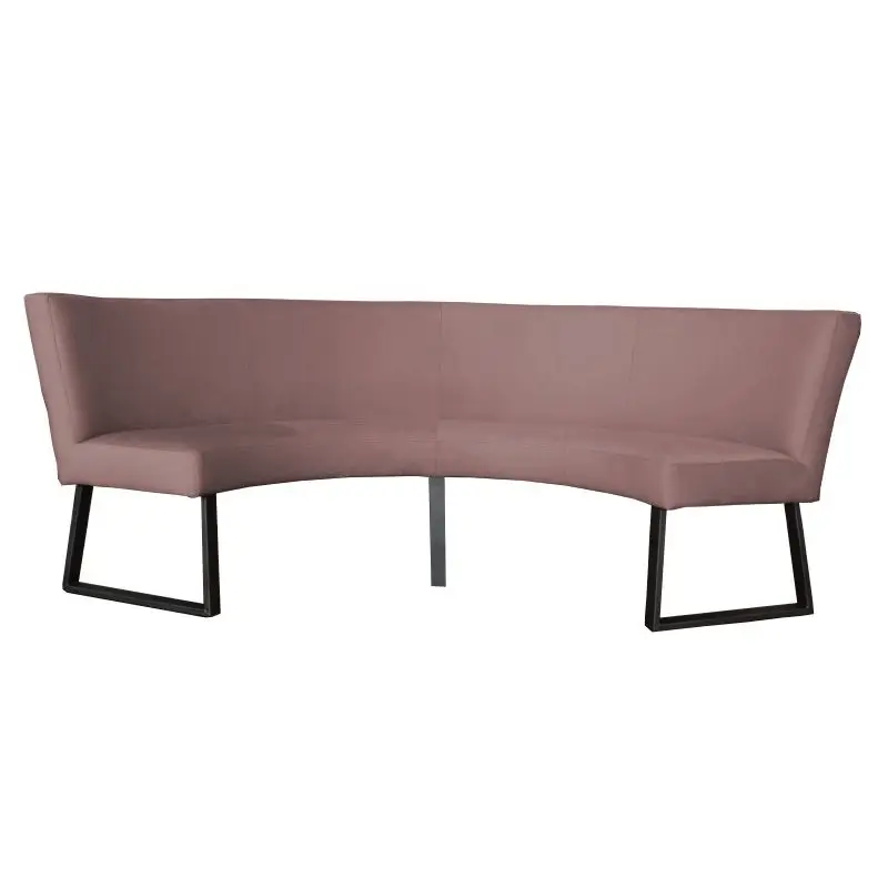 Eetkamerbank - Rotterdam - stof Element grijsbruin 05 - geschikt voor tafel 150 cm Rechtstreeks Van De Fabrikant