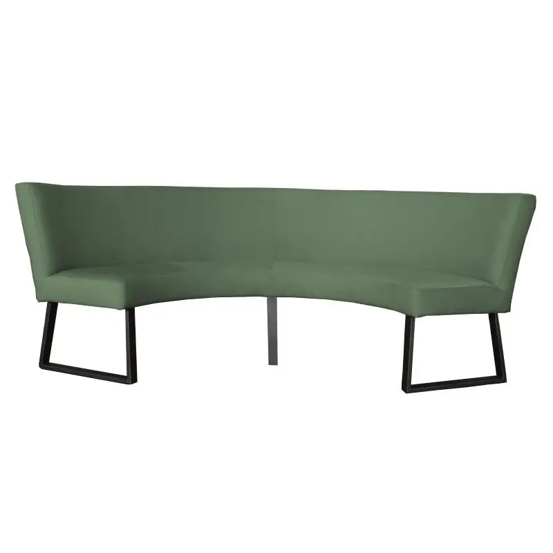Speciale Aanbieding Eetkamerbank - Rotterdam - stof Element lichtgroen 11 - geschikt voor tafel 150 cm