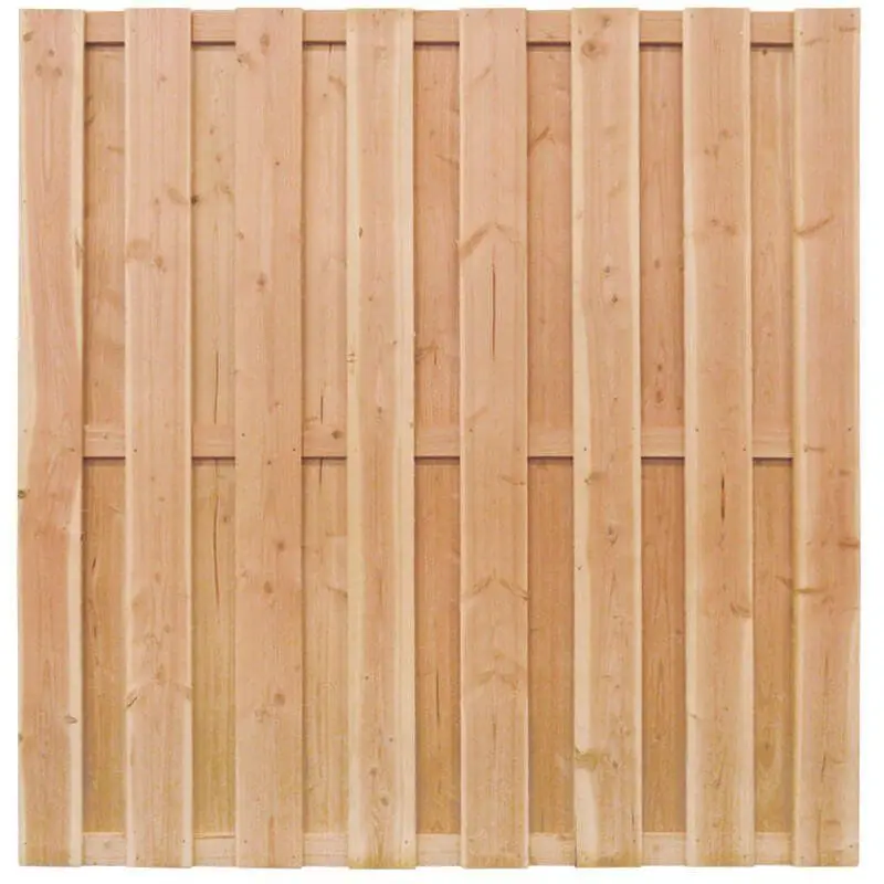 Schutting Douglas recht 15L rvs (180 x 180 cm) gezaagd schermdikte 4,5 cm Betrouwbaar