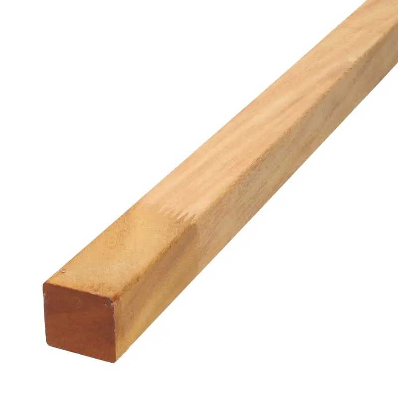 Rechtstreeks Van De Fabrikant Balk hardhout gevingerlast 35 x 38 mm (3,00 mtr)
