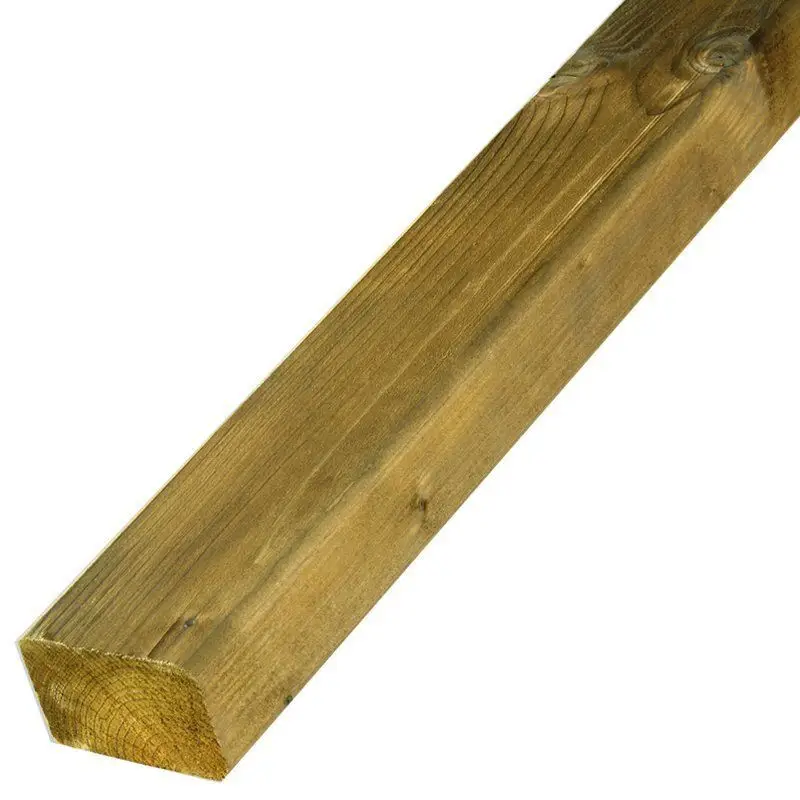 Balk geïmpregneerd grenen licht groen 44 x 69 mm (3,00 mtr) Gereduceerde Prijs