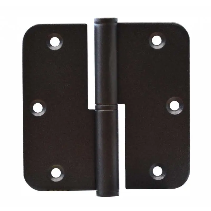 Bladpaumelle Zwart - stompe deur rechtsdraaiend incl schroeven 89 x 89 mm (2 st) Direct Beschikbaar
