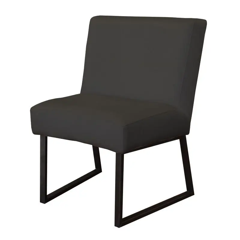 Eetkamerstoel - Rotterdam - geschikt voor ronde tafel - stof Element antraciet 01 Betrouwbaar