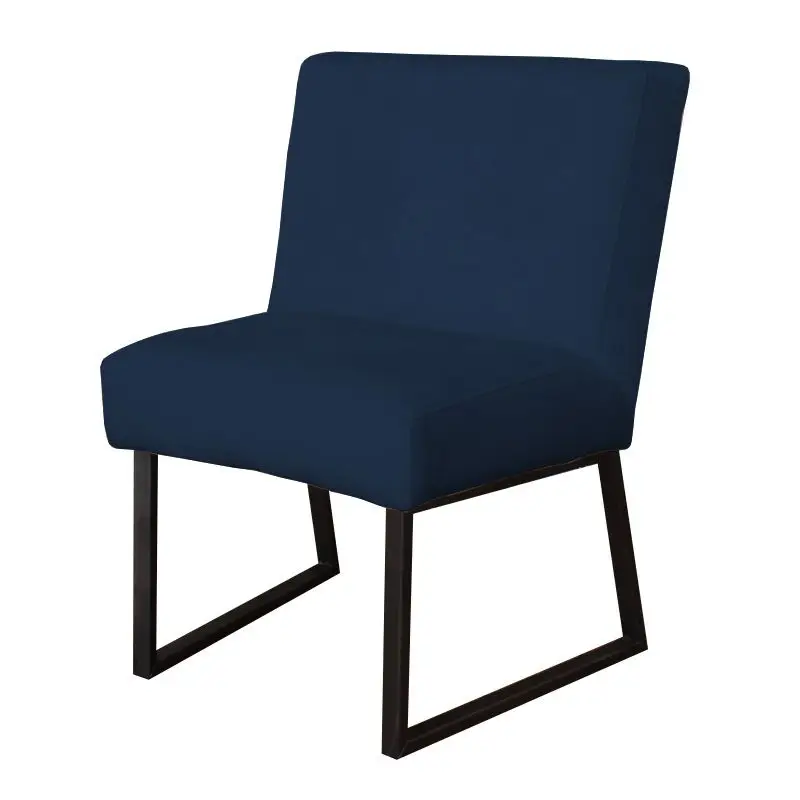 Gratis Retour Eetkamerstoel - Rotterdam - geschikt voor ronde tafel - stof Element blauw 13
