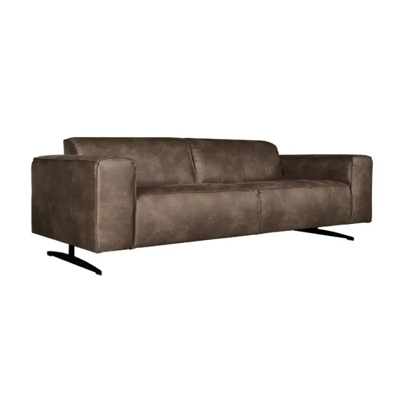 2-zits bank Lambada - leer Colorado bruin 04 - 1,88 mtr breed Populair